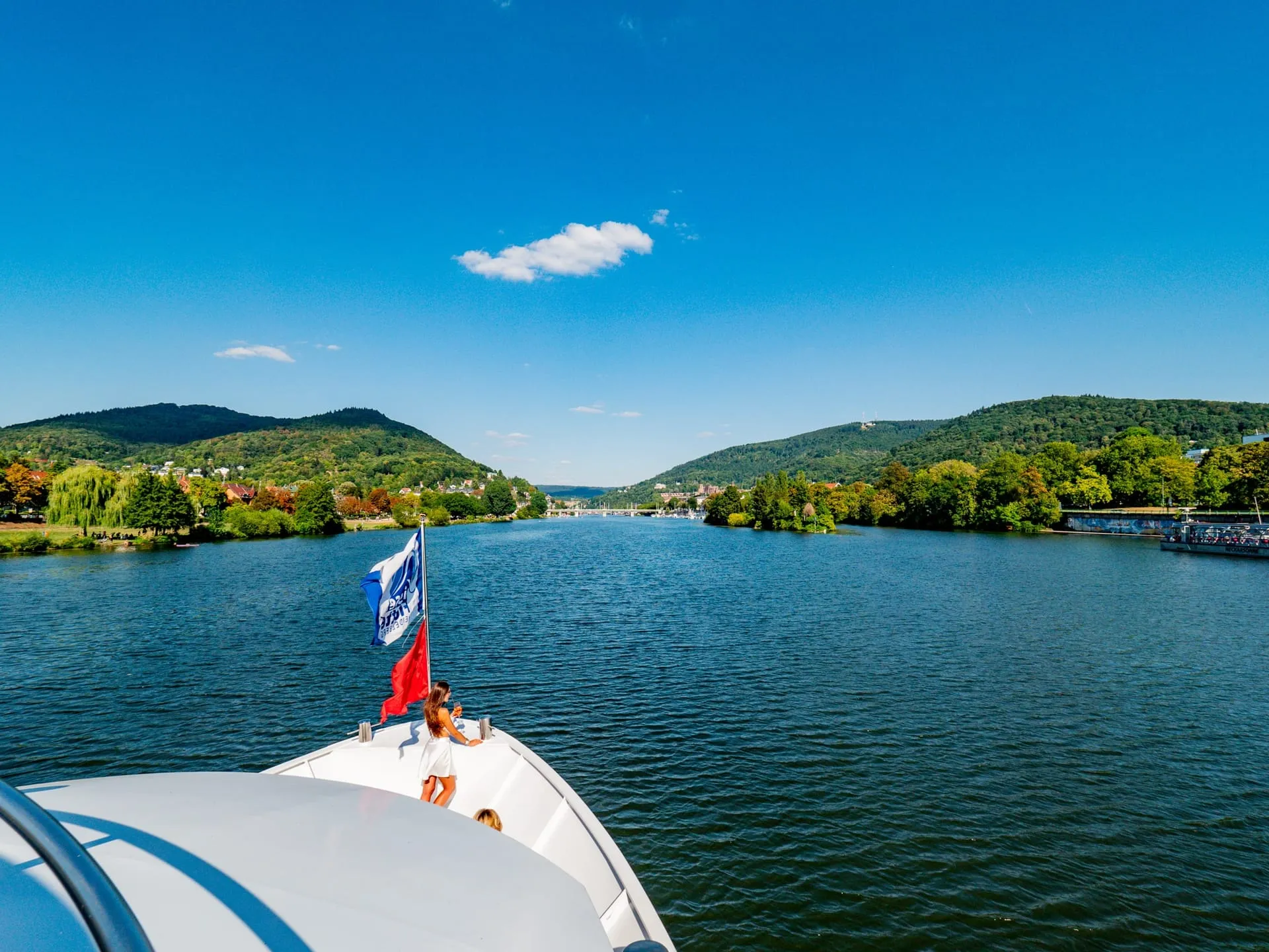 MS Königin Silvia auf dem Neckar