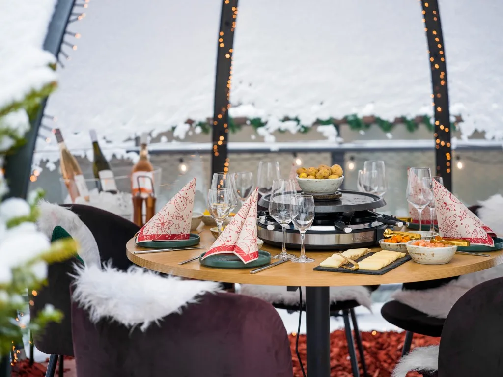 Iglu Firmenpaket – Winterfeier-Erlebnis für Unternehmen