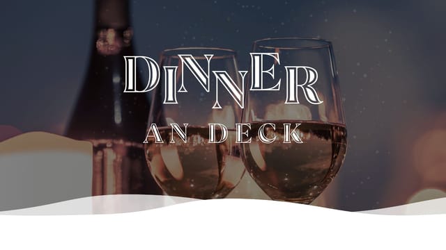 Dinner an Deck