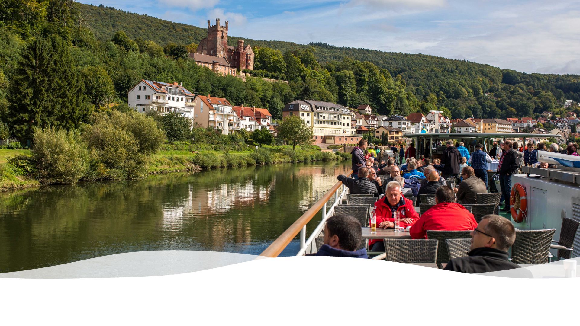 VierBurgenFahrt Neckarsteinach &bull; Weisse Flotte Rhein-Neckar