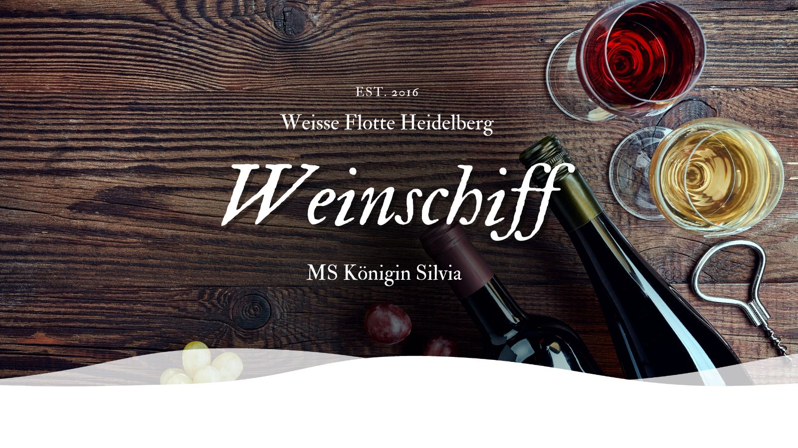 Wein Schiff &bull; Weisse Flotte Rhein-Neckar